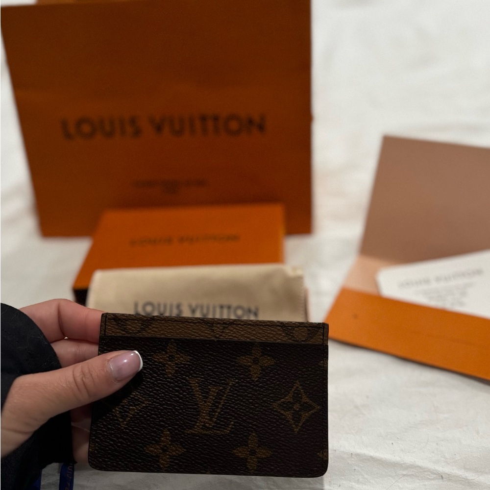Louis Vuitton Brown Monogram Card Holder